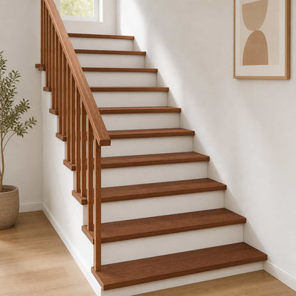 Stair Tread 16 pcs 110 x 30 x 2 cm Dark Brown Solid Oak Wood