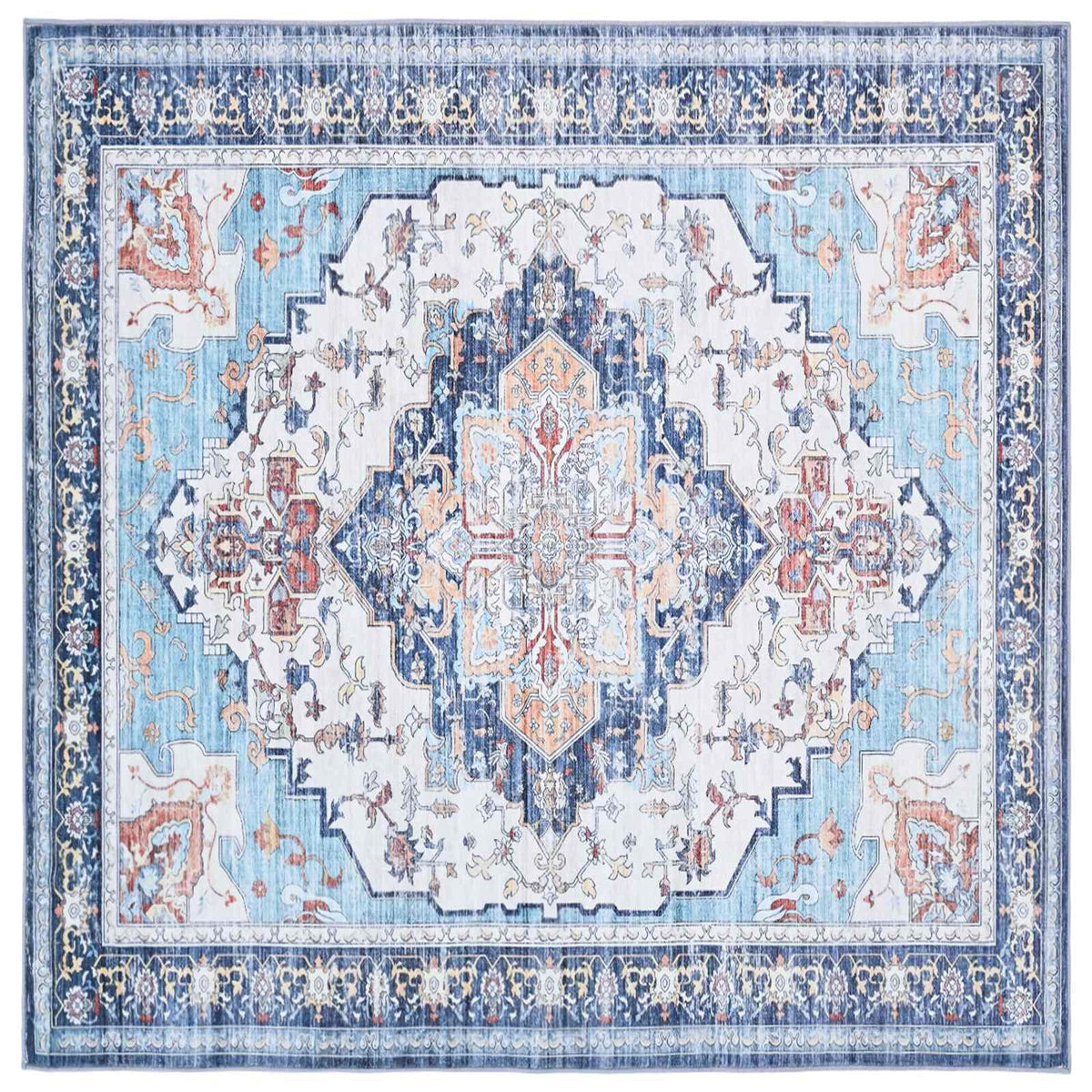Rug ORIZ Multicolour 200 x 200 cm 100% Polyester