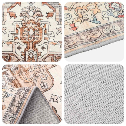 Rug ORIZ Brown 240 x 240 cm 100% Polyester