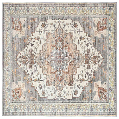 Rug ORIZ Brown 240 x 240 cm 100% Polyester