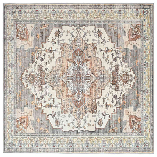Rug ORIZ Brown 240 x 240 cm 100% Polyester