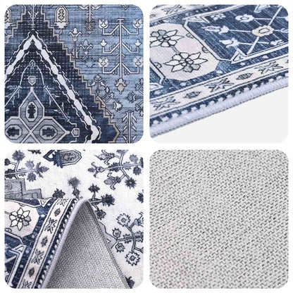 Rug ORIZ Dark Blue 240 x 340 cm 100% Polyester