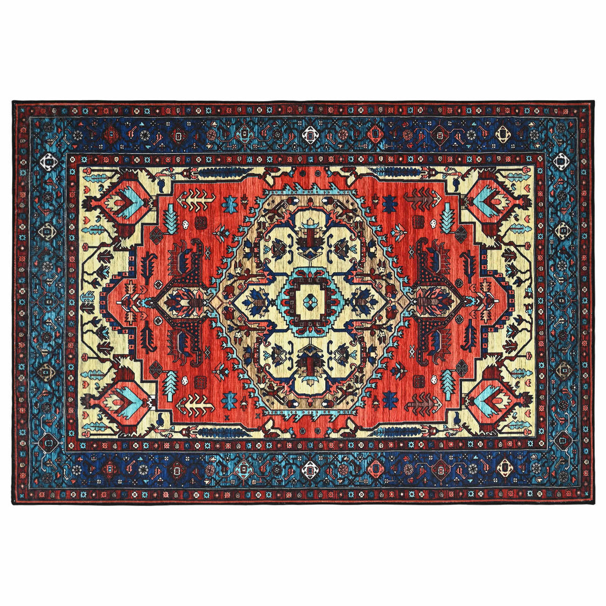 Rug ORIZ Red 160 x 230 cm 100% Polyester