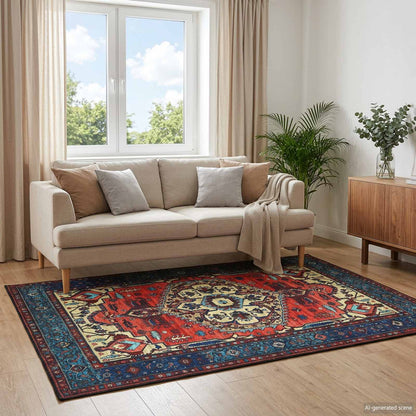 Rug ORIZ Red 200 x 280 cm 100% Polyester