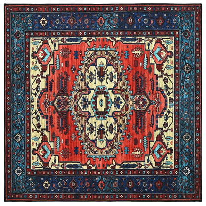 Rug ORIZ Red 200 x 200 cm 100% Polyester