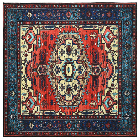 Rug ORIZ Red 200 x 200 cm 100% Polyester