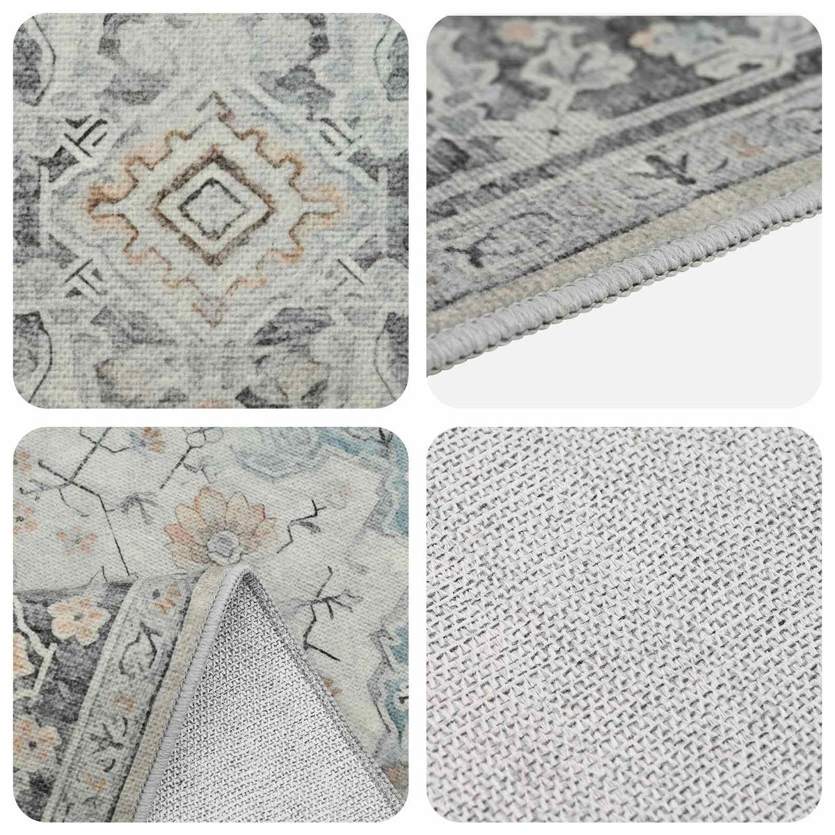 Rug ORIZ Cream 240 x 340 cm 100% Polyester