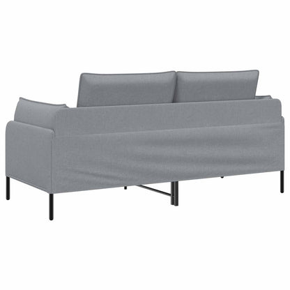 2-Seater Sofa Light Grey 188 x 81 x 89 cm Fabric