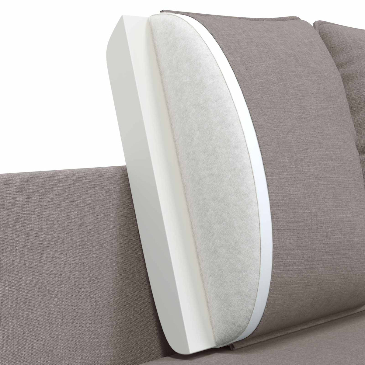 2-Seater Sofa Taupe 188 x 81 x 89 cm Fabric