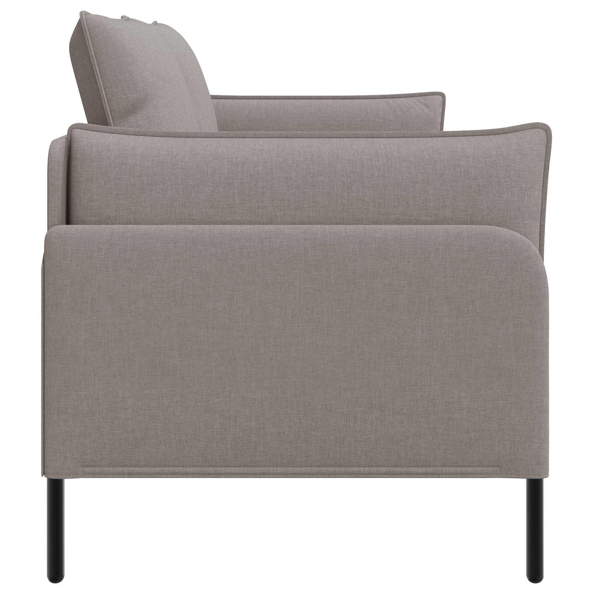 2-Seater Sofa Taupe 188 x 81 x 89 cm Fabric