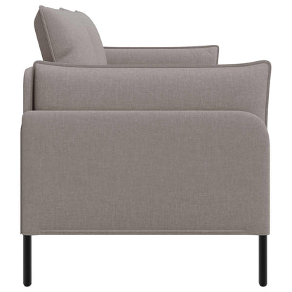 2-Seater Sofa Taupe 188 x 81 x 89 cm Fabric