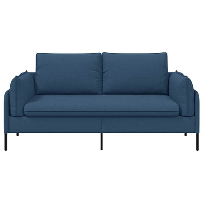 2-Seater Sofa Blue 188 x 81 x 89 cm Fabric