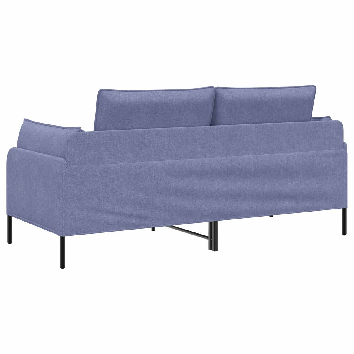 2-Seater Sofa Jeans Blue 188 x 81 x 89 cm Fabric