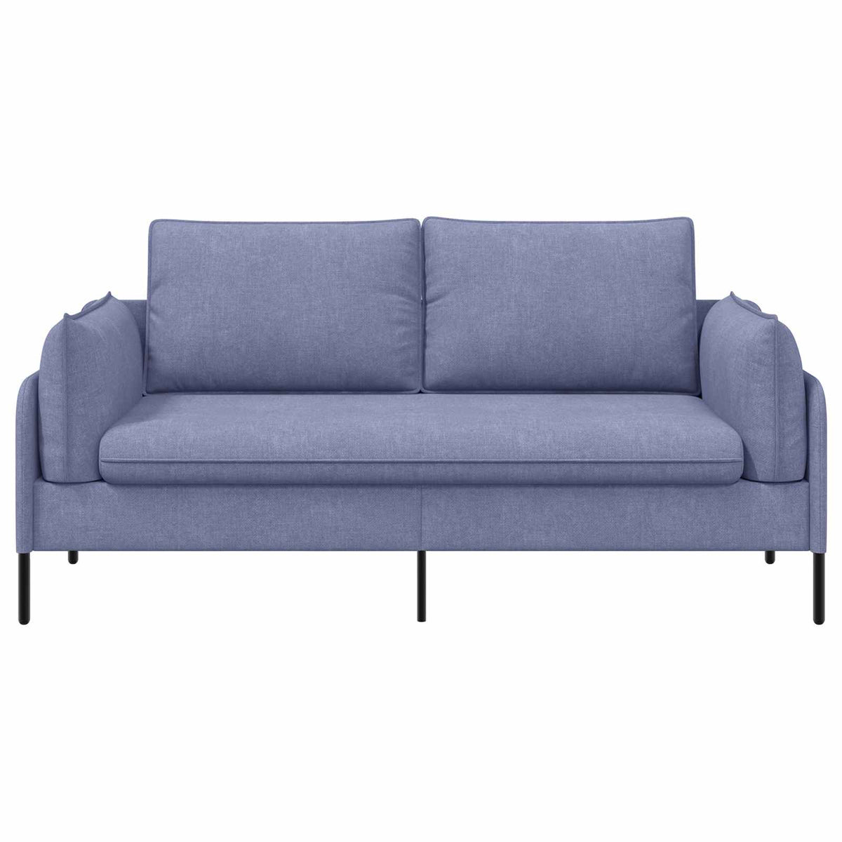 2-Seater Sofa Jeans Blue 188 x 81 x 89 cm Fabric