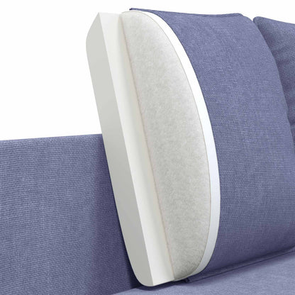 2-Seater Sofa Jeans Blue 188 x 81 x 89 cm Fabric
