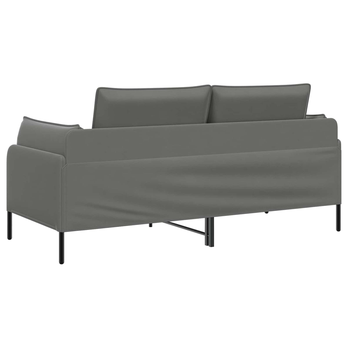 2-Seater Sofa 2-Seater Dark Grey 188 x 81 x 89 cm Velvet