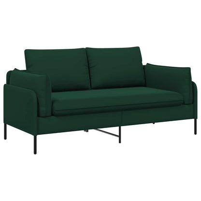2-Seater Sofa 2-Seater Dark Green 188 x 81 x 89 cm Velvet
