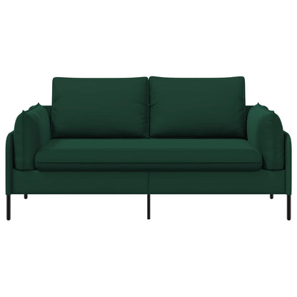 2-Seater Sofa 2-Seater Dark Green 188 x 81 x 89 cm Velvet