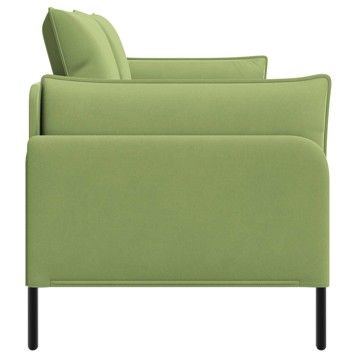 2-Seater Sofa 2-Seater Light Green 188 x 81 x 89 cm Velvet