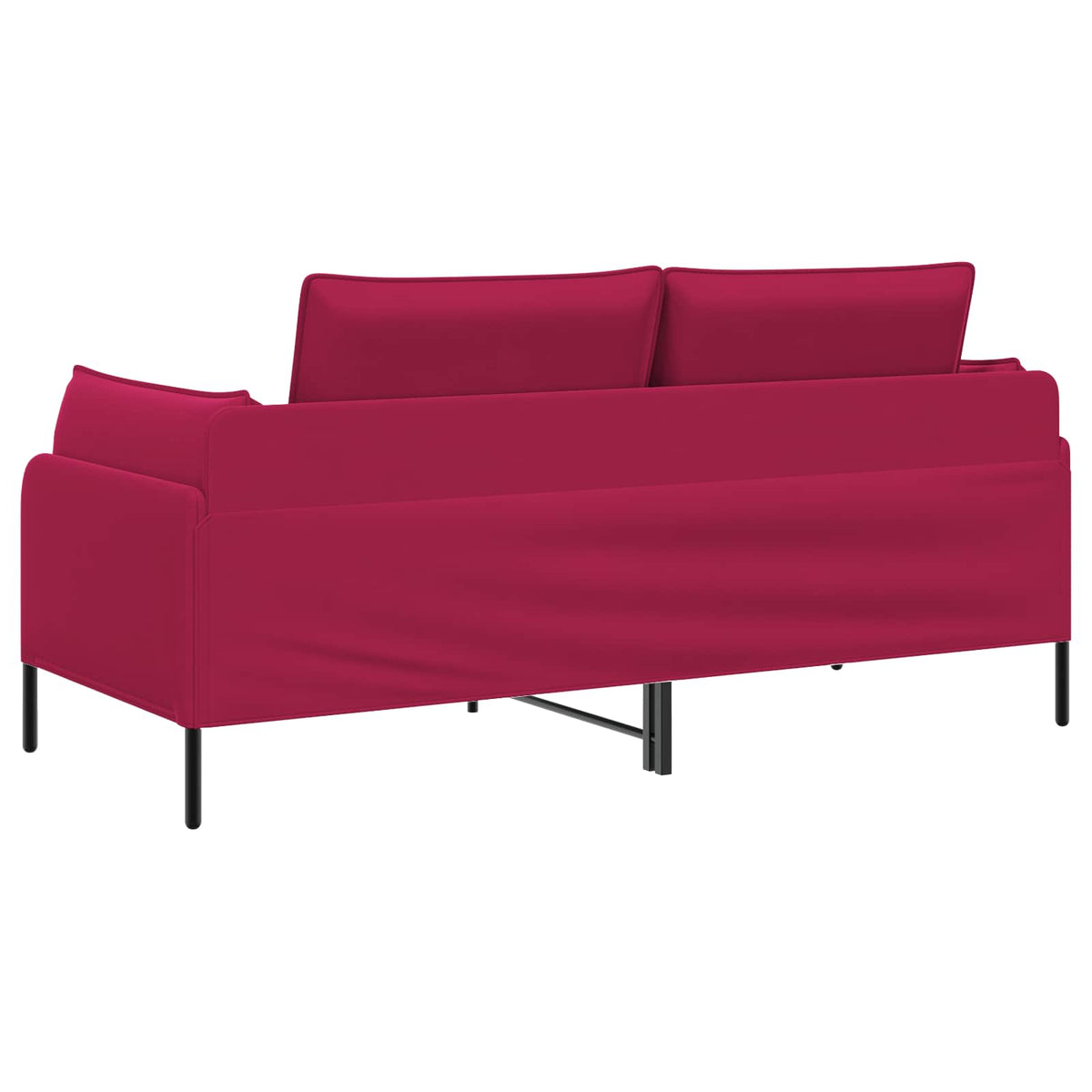 2-Seater Sofa 2-Seater Wine Red 188 x 81 x 89 cm Velvet