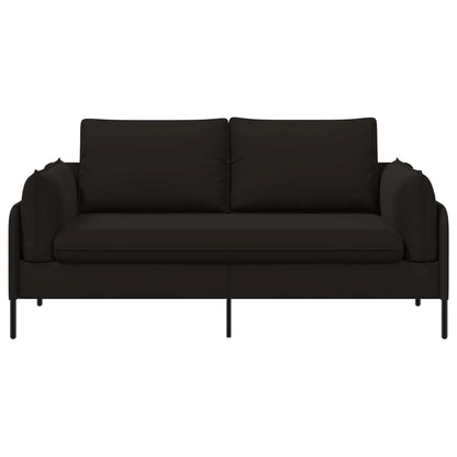 2-Seater Sofa 2-Seater Black 188 x 81 x 89 cm Velvet