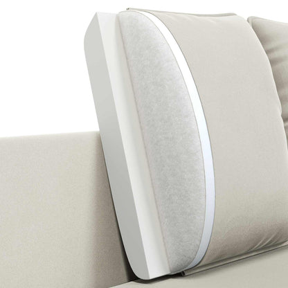 2-Seater Sofa 2-Seater Cream 188 x 81 x 89 cm Velvet