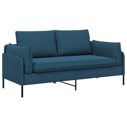 2-Seater Sofa 2-Seater Blue 188 x 81 x 89 cm Velvet
