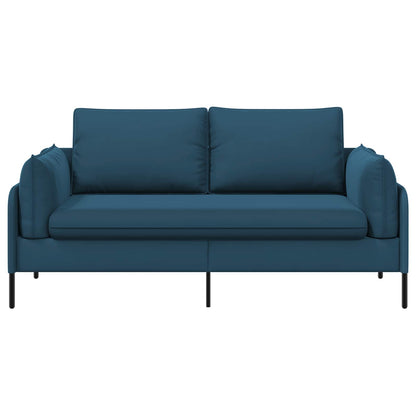 2-Seater Sofa 2-Seater Blue 188 x 81 x 89 cm Velvet