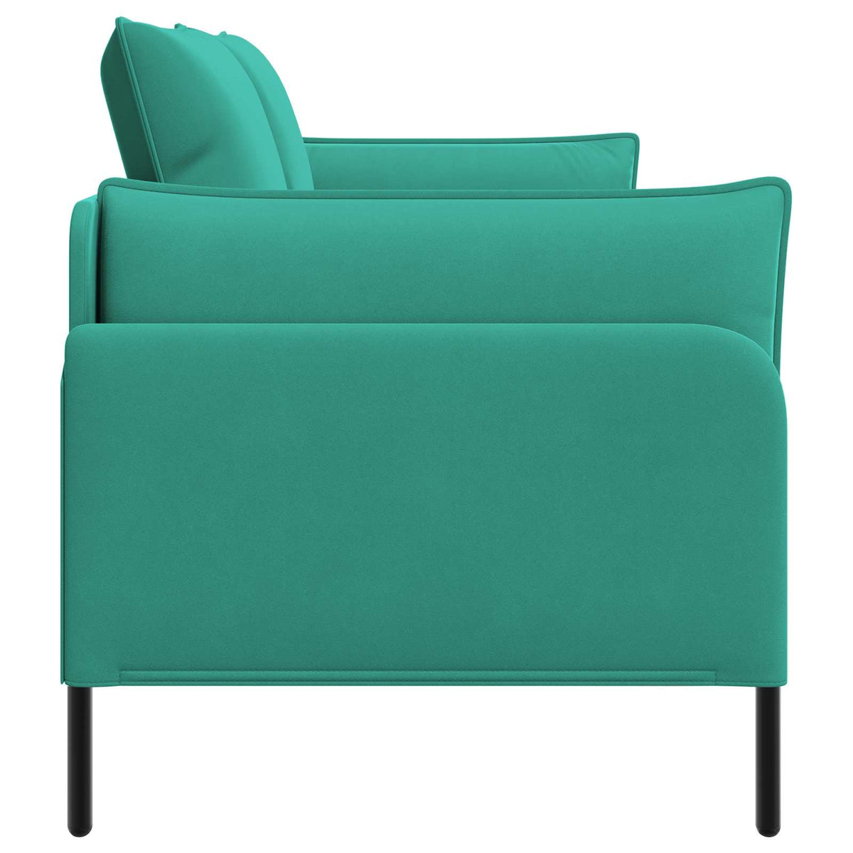 2-Seater Sofa 2-Seater Turquoise 188 x 81 x 89 cm Velvet