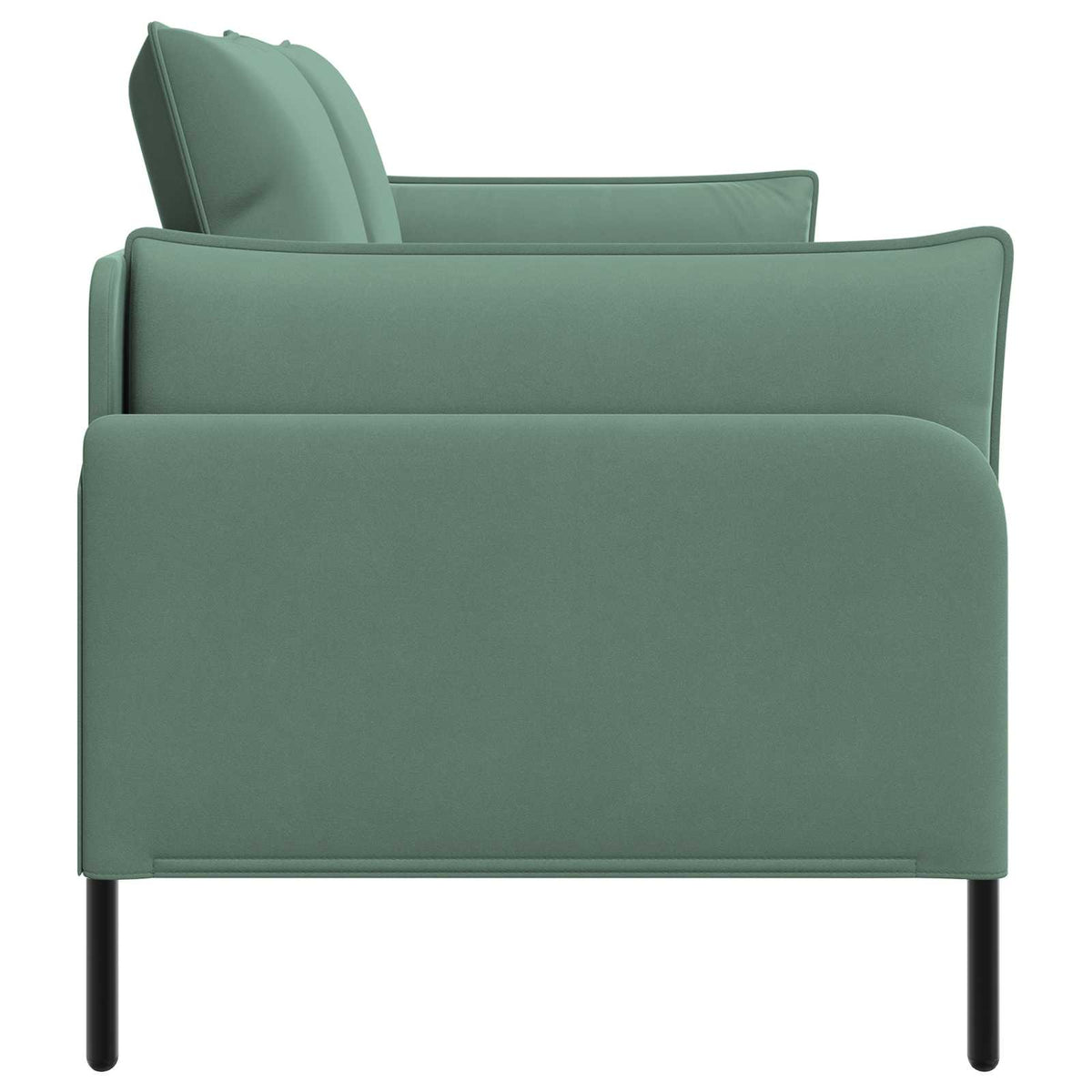 2-Seater Sofa Sea Green 188 x 81 x 89 cm Velvet