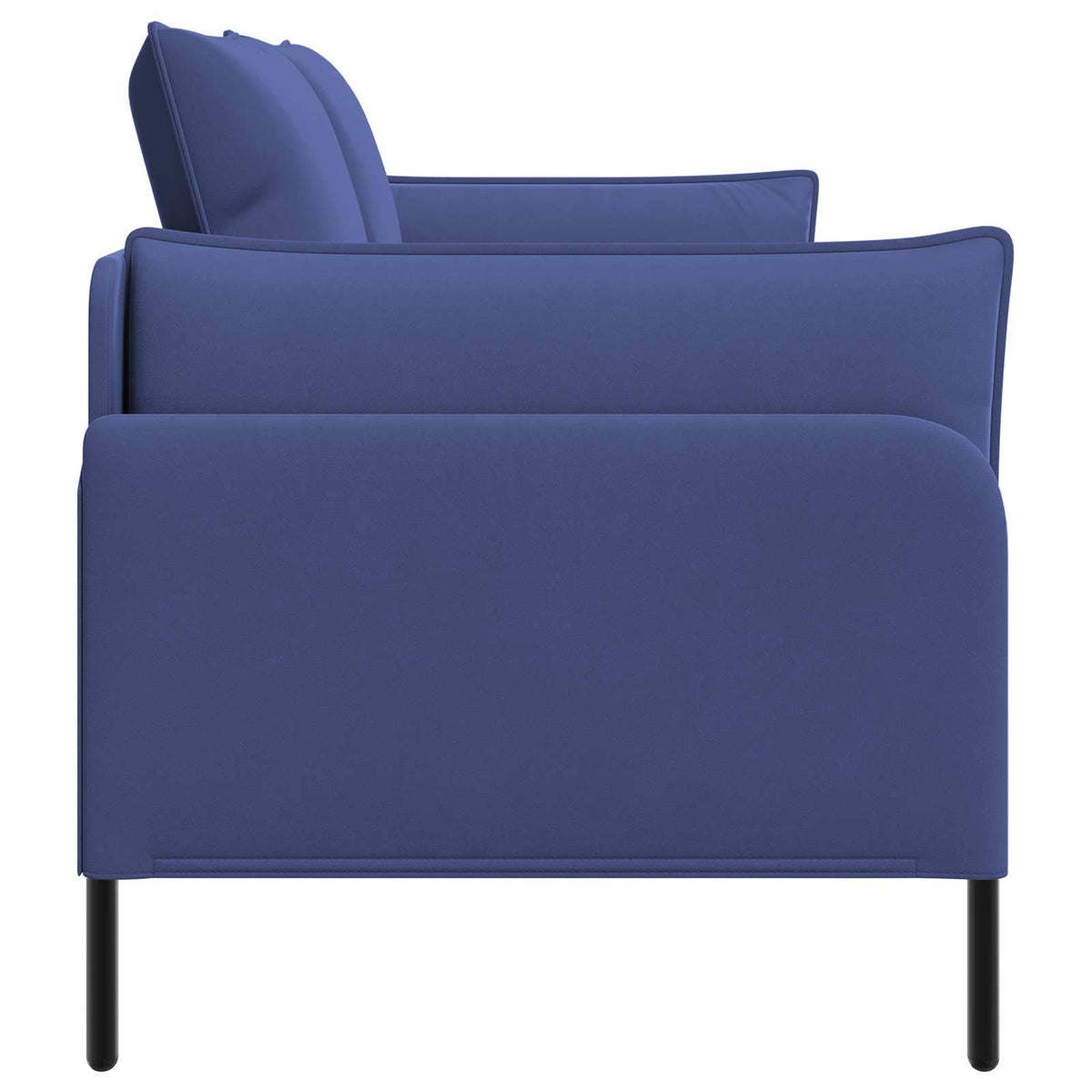 2-Seater Sofa 2-Seater Police Blue 188 x 81 x 89 cm Velvet
