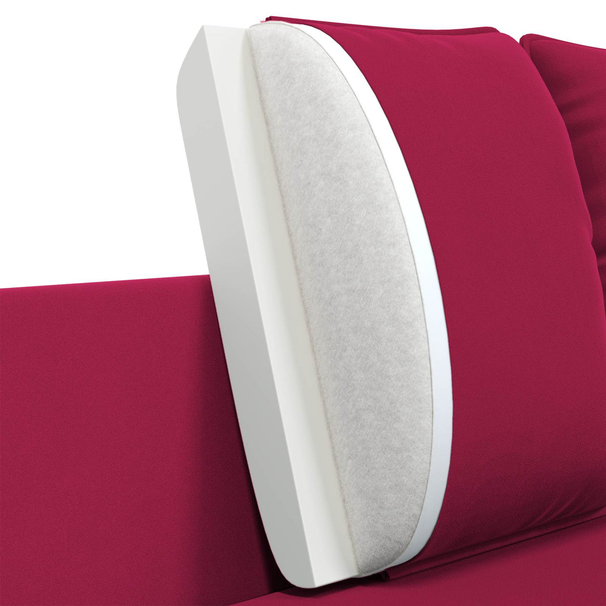 3-Seater Sofa 3-Seater Wine Red 222 x 81 x 89 cm Velvet