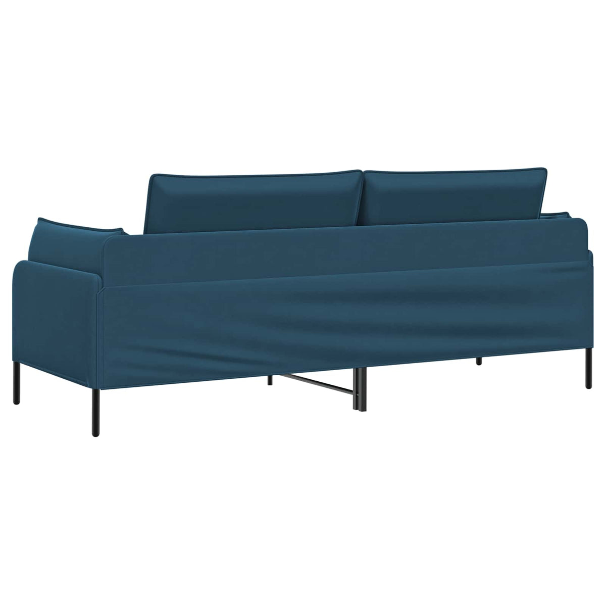 3-Seater Sofa 3-Seater Blue 222 x 81 x 89 cm Velvet