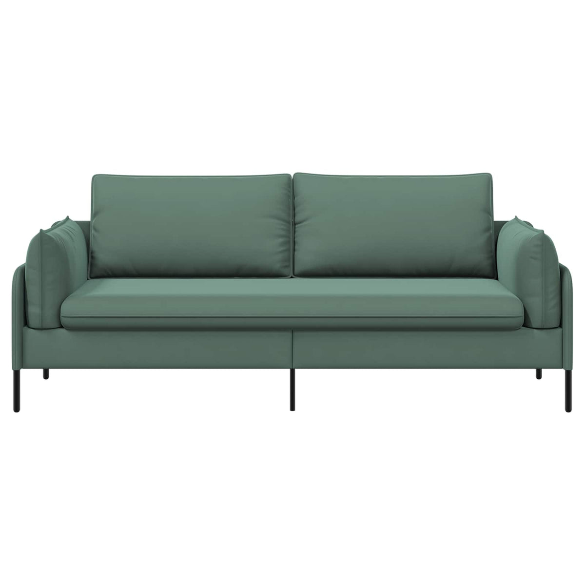 3-Seater Sofa 3-Seater Sea Green 222 x 81 x 89 cm Velvet