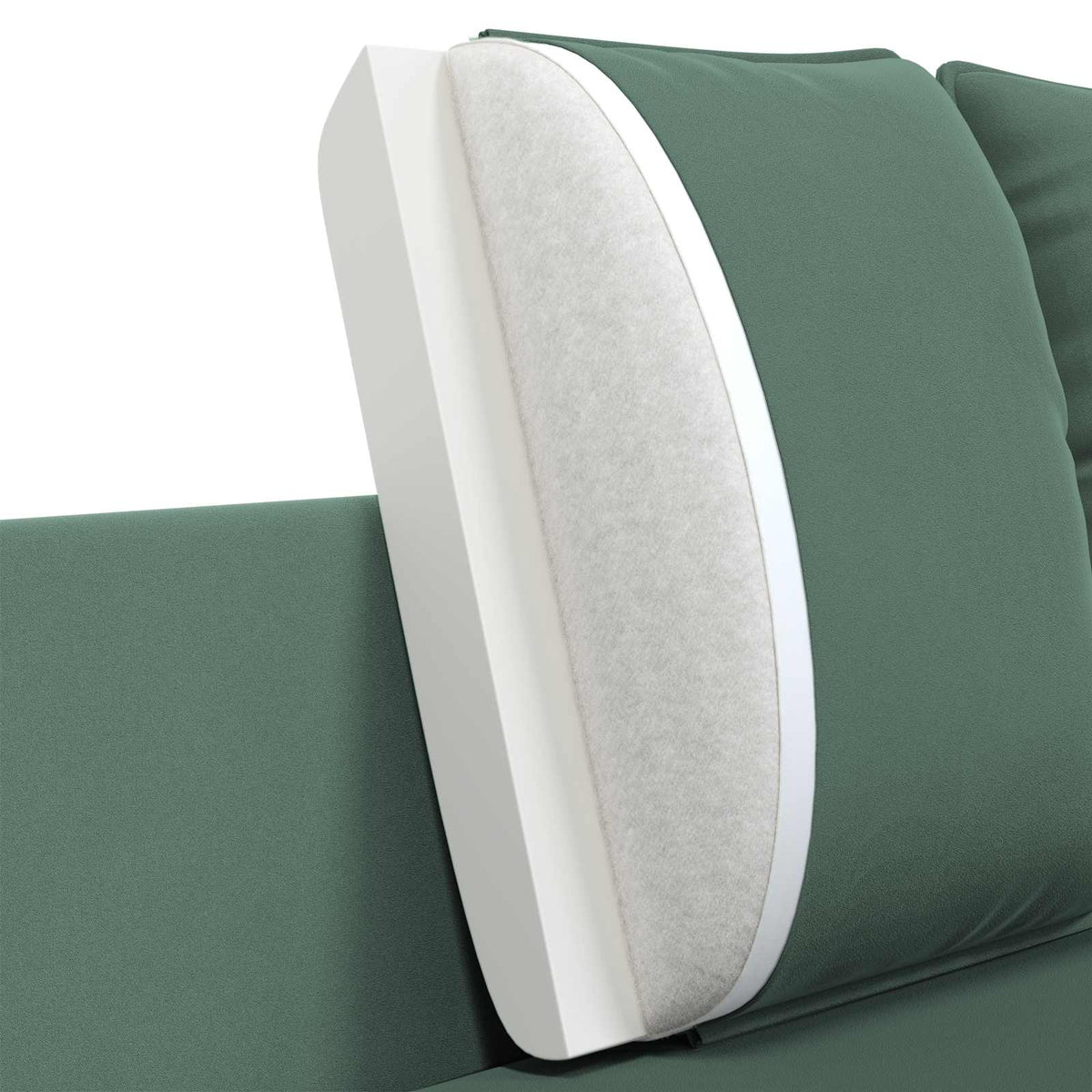 3-Seater Sofa 3-Seater Sea Green 222 x 81 x 89 cm Velvet
