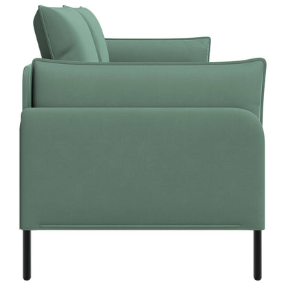 3-Seater Sofa 3-Seater Sea Green 222 x 81 x 89 cm Velvet