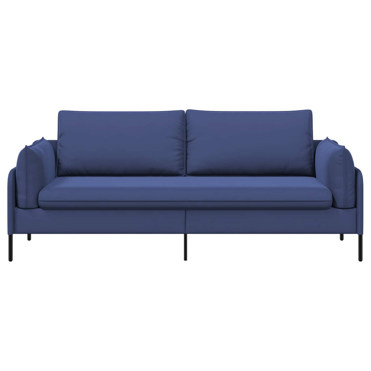 3-Seater Sofa Police Blue 222 x 81 x 89 cm Velvet