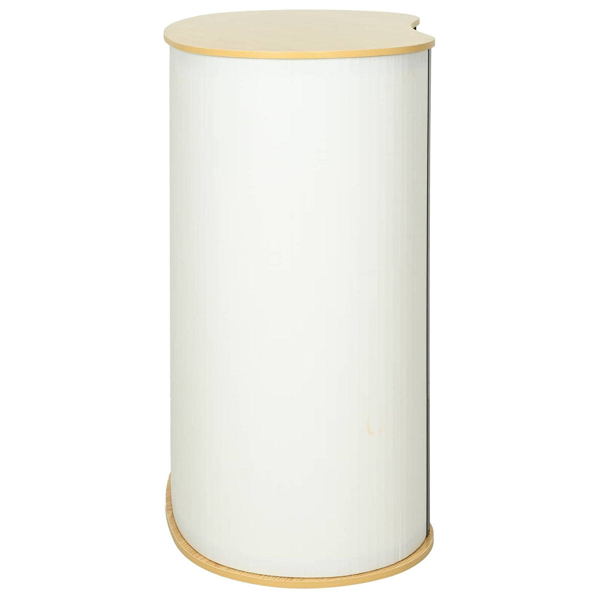 Trade Show Counter Light Brown and White 90 x 48 x 93 cm