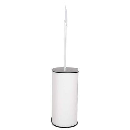 Trade Show Counter Black and White 90 x 48 x 200 cm
