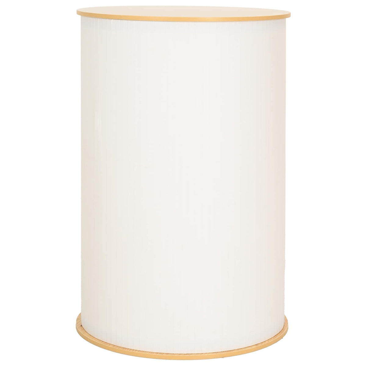 Trade Show Counter Light Brown and White Ø 60 x 93 cm