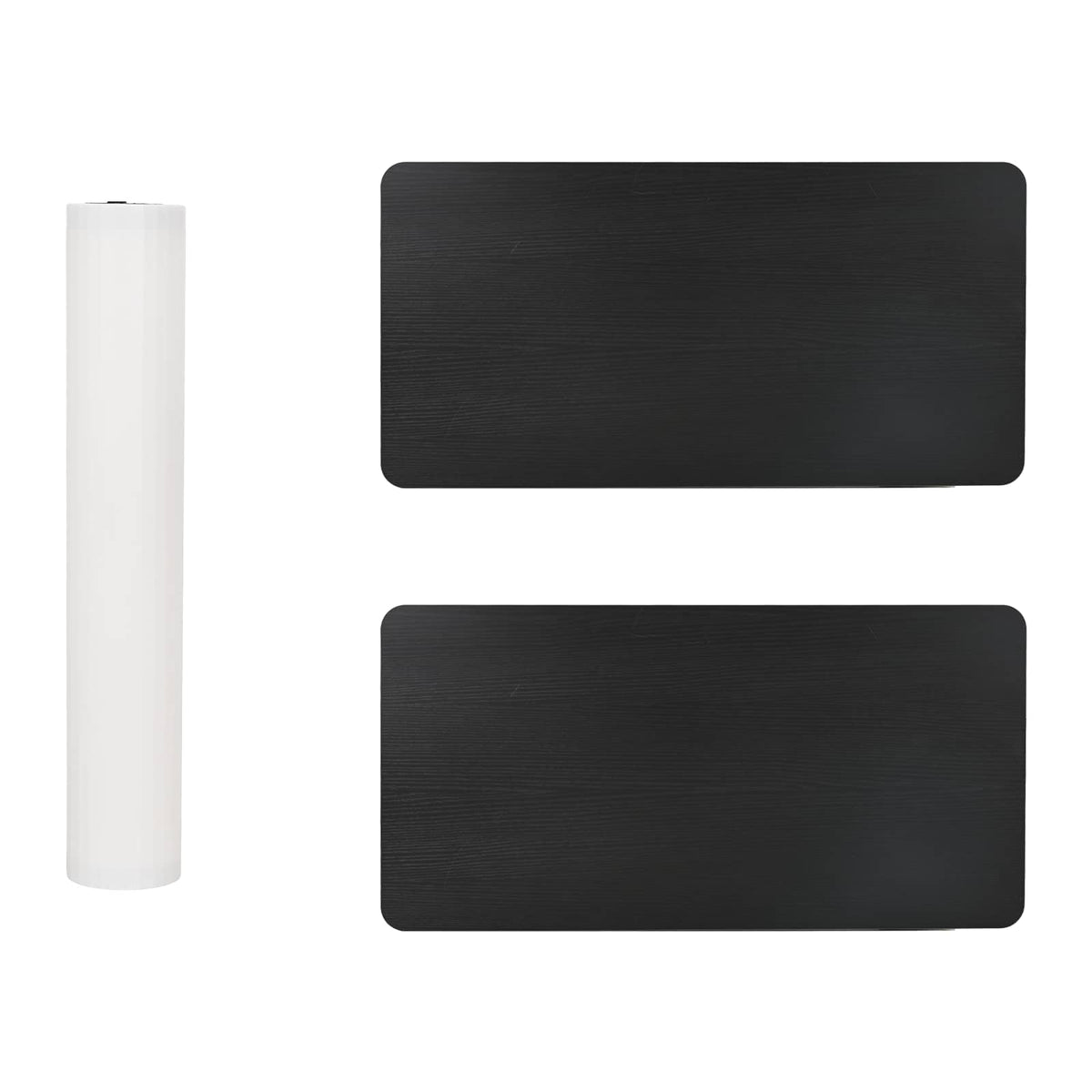 Trade Show Counter Black and White 80 x 40 x 93 cm