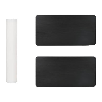 Trade Show Counter Black and White 80 x 40 x 93 cm