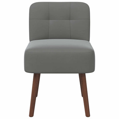 Slipper Chair Dark Grey Velvet