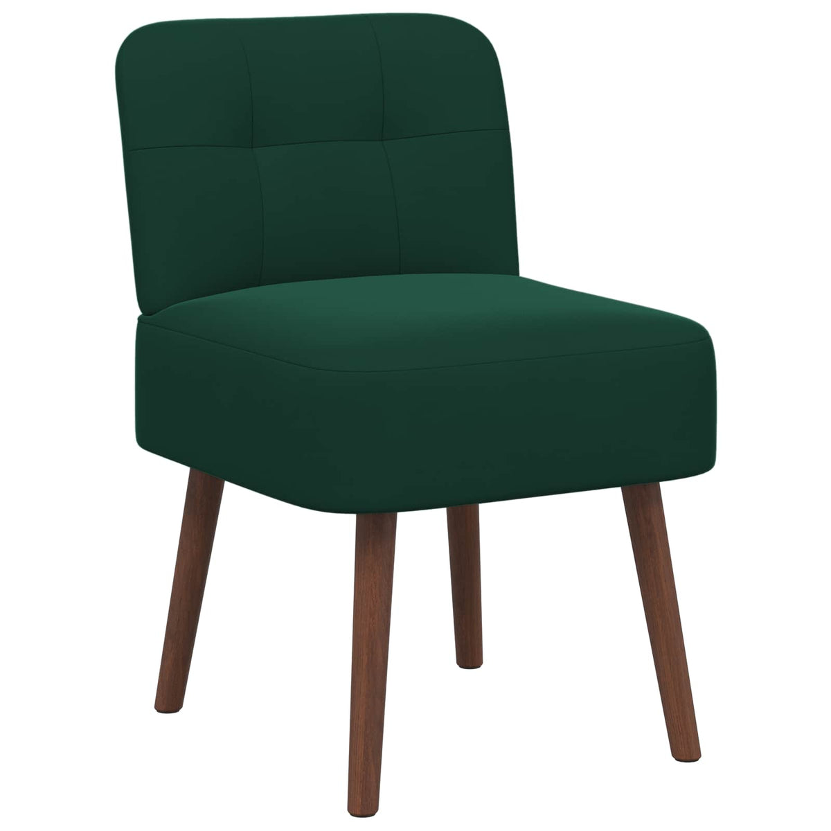Slipper Chair Dark Green Velvet