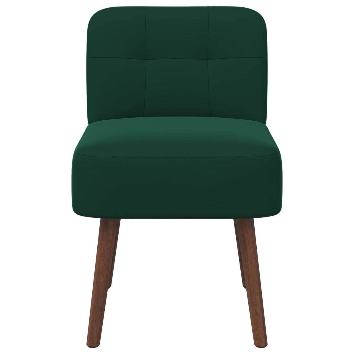 Slipper Chair Dark Green Velvet