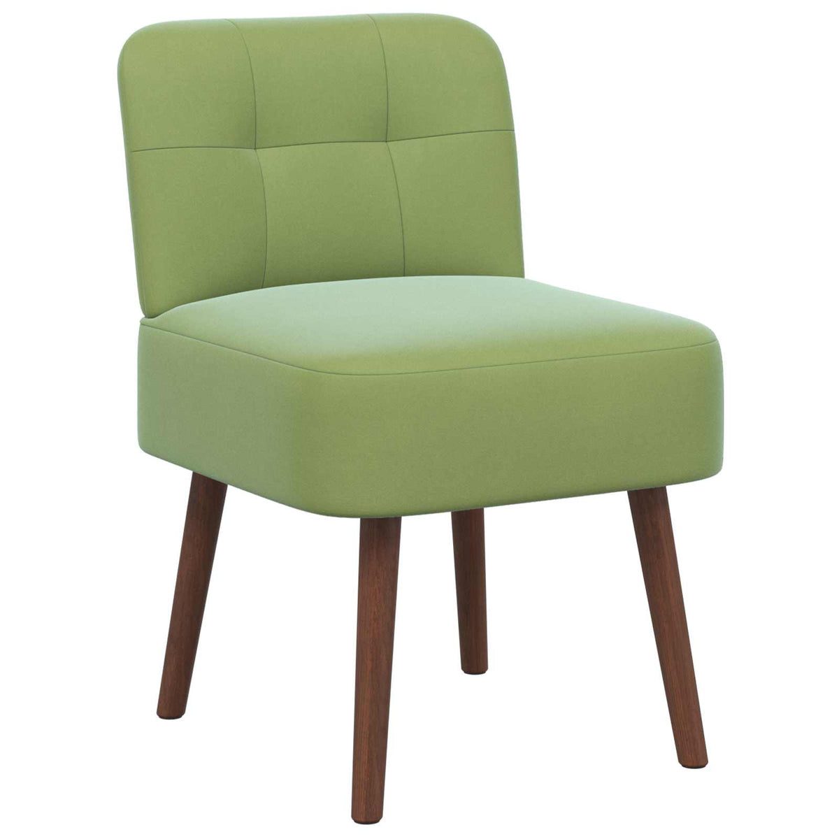 Slipper Chair Light Green Velvet