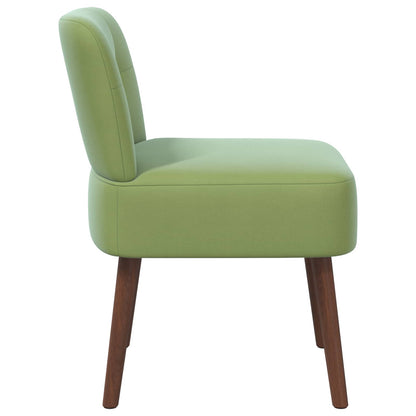 Slipper Chair Light Green Velvet