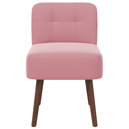 Slipper Chair Pink Velvet