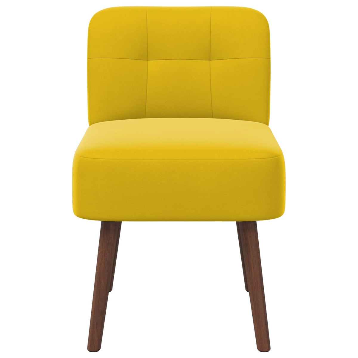 Slipper Chair Yellow Velvet