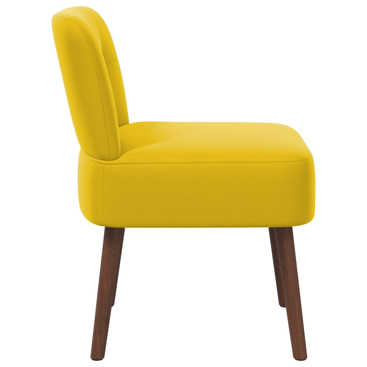 Slipper Chair Yellow Velvet
